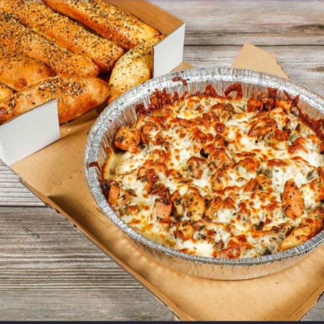 Chicken Fettuccini Alfredo.
