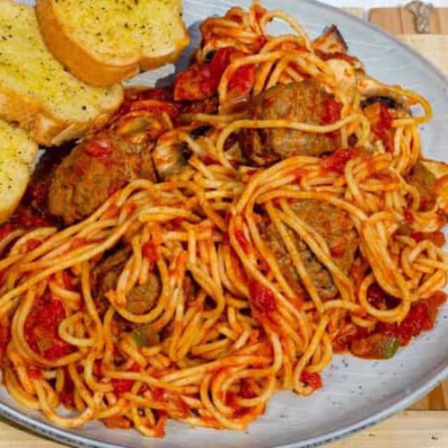 Spaghetti with Meat Ball.