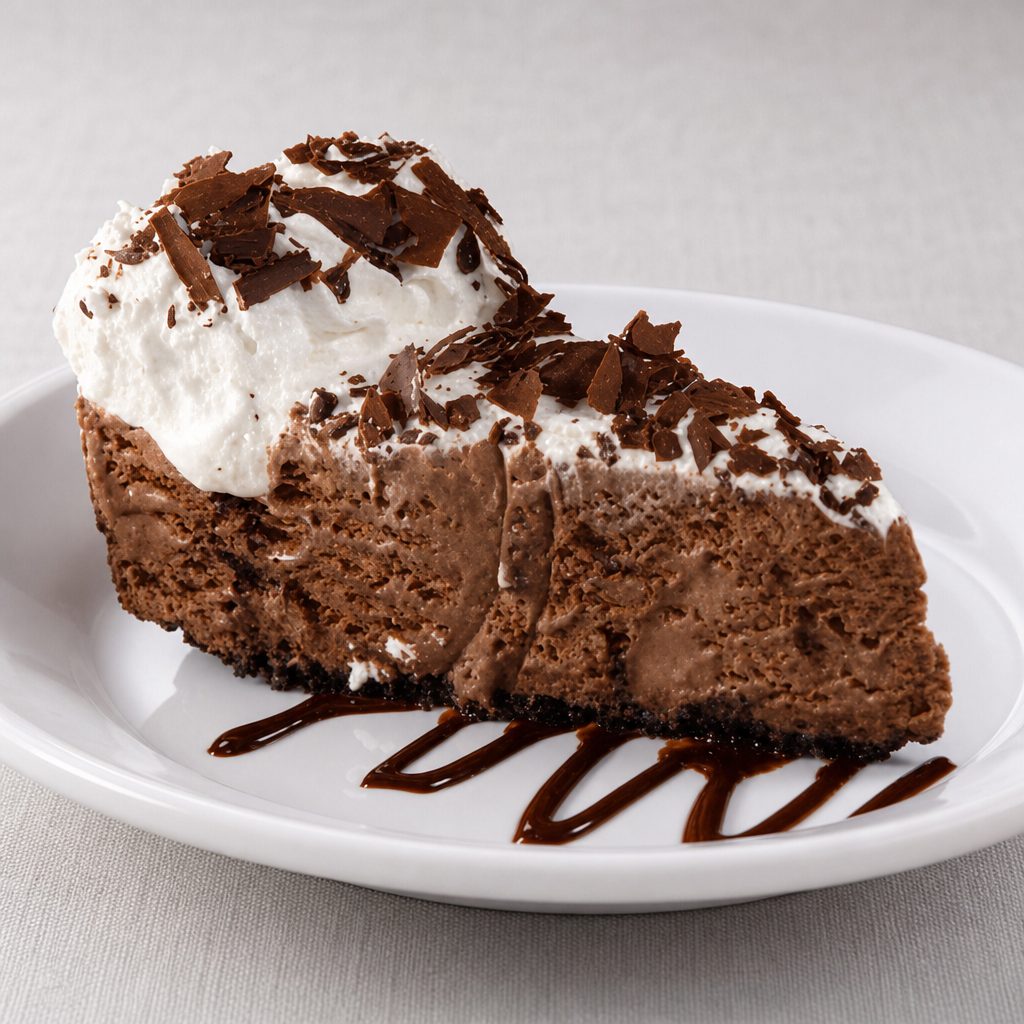 Chocolate Mousse Cake.