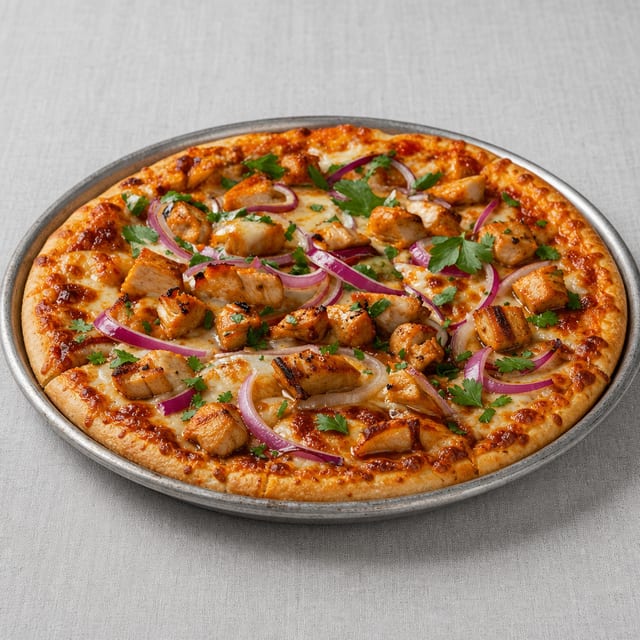 BBQ Chicken Pizza.