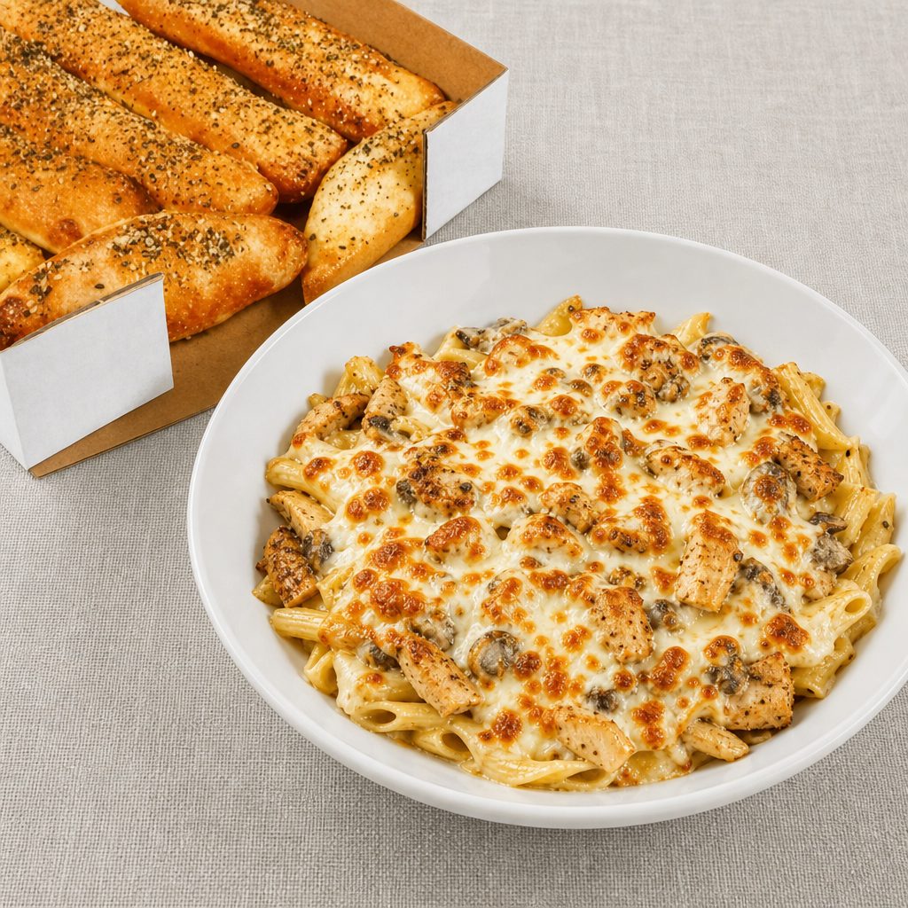 Chicken Fettuccini Alfredo.
