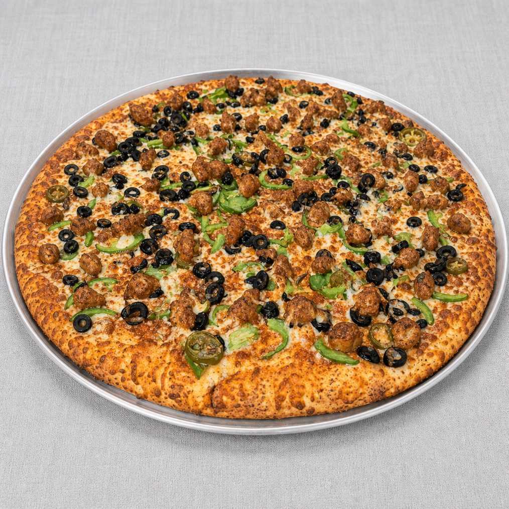 King Kong Afghani Pizza.