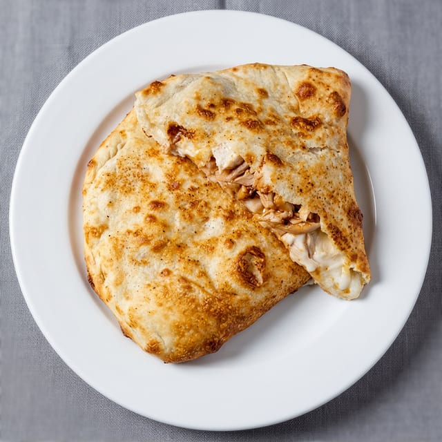 Chicken Tikkah Pizza Calzone