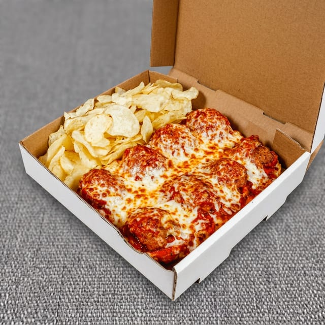 Meatball Parmesan Sandwich